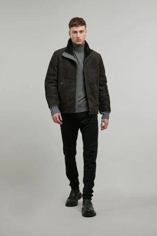Chaqueta de cuero Alvin