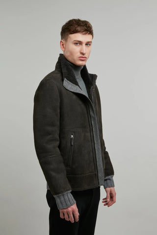 Chaqueta de cuero Alvin