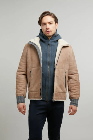 Chaqueta de cuero Alvin