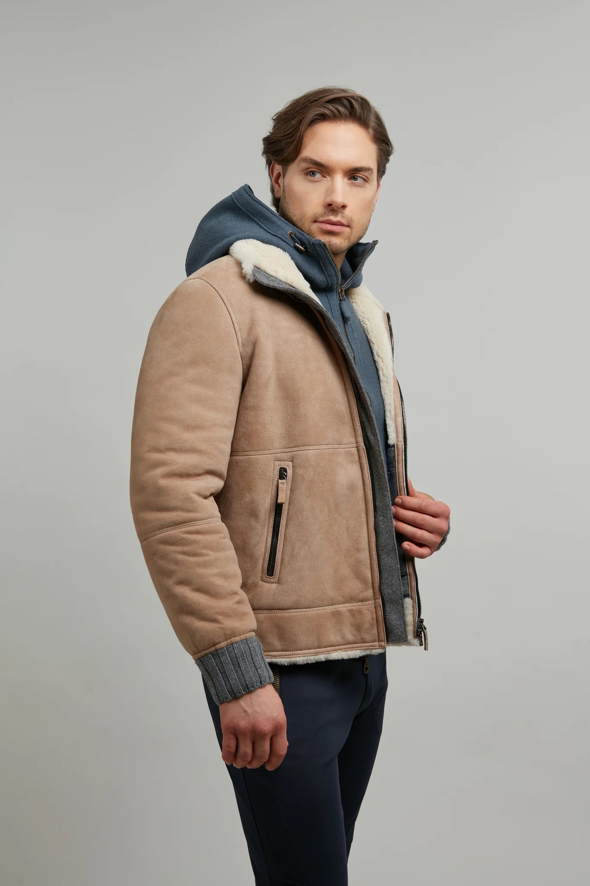 Chaqueta de cuero Alvin