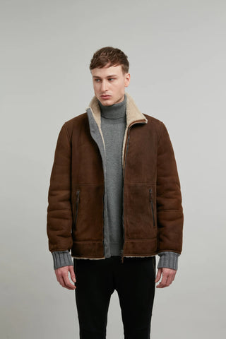 Chaqueta de cuero Alvin
