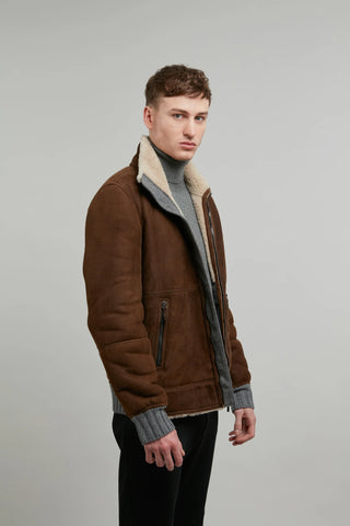 Chaqueta de cuero Alvin