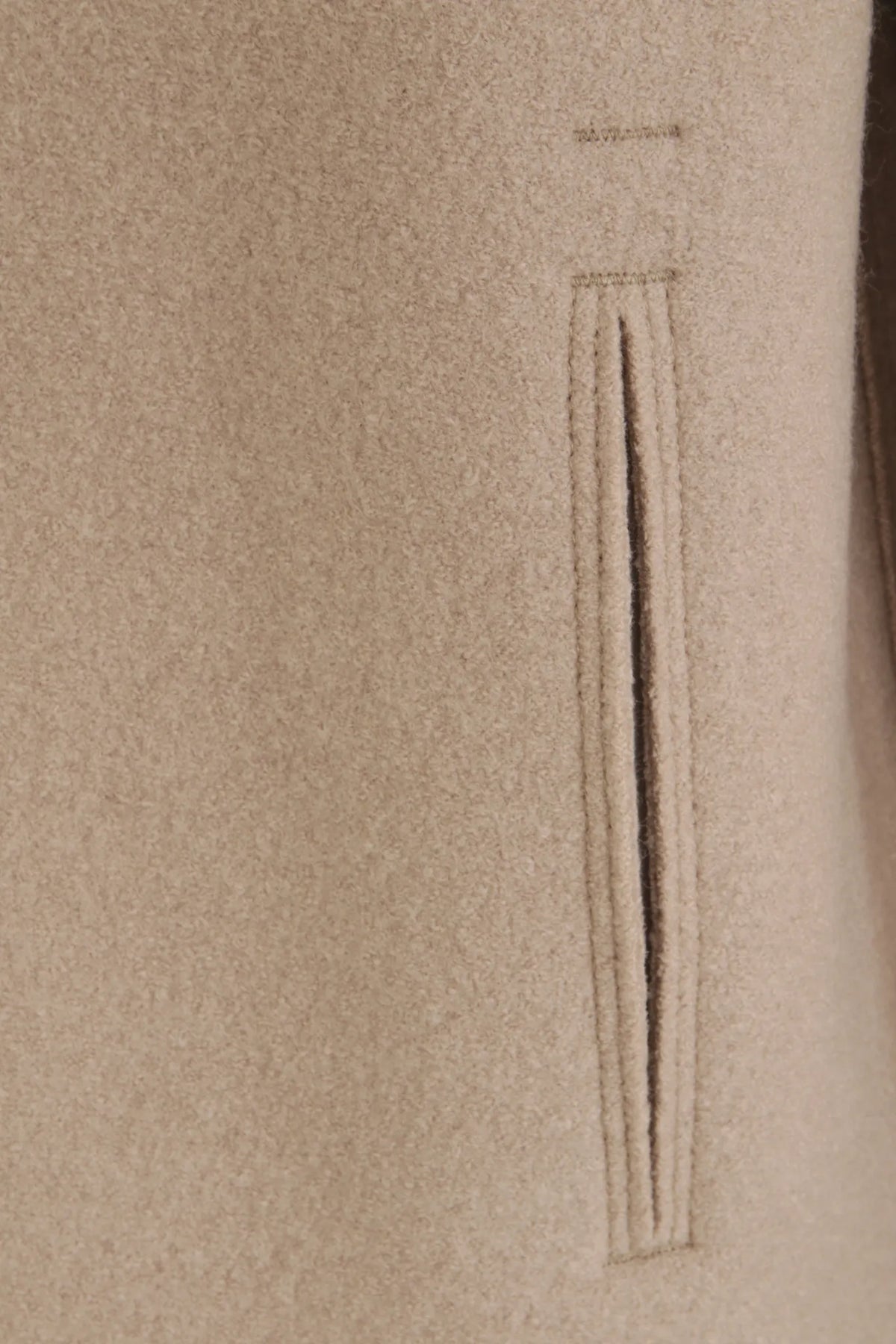 Delia Boiled Wool Cape Jacket