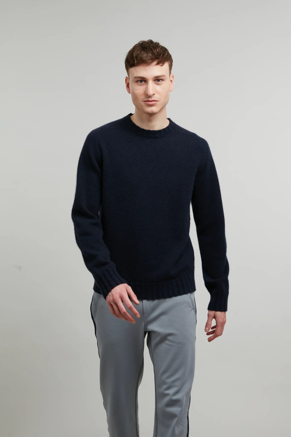 Evan Cashmere Crewneck Sweater