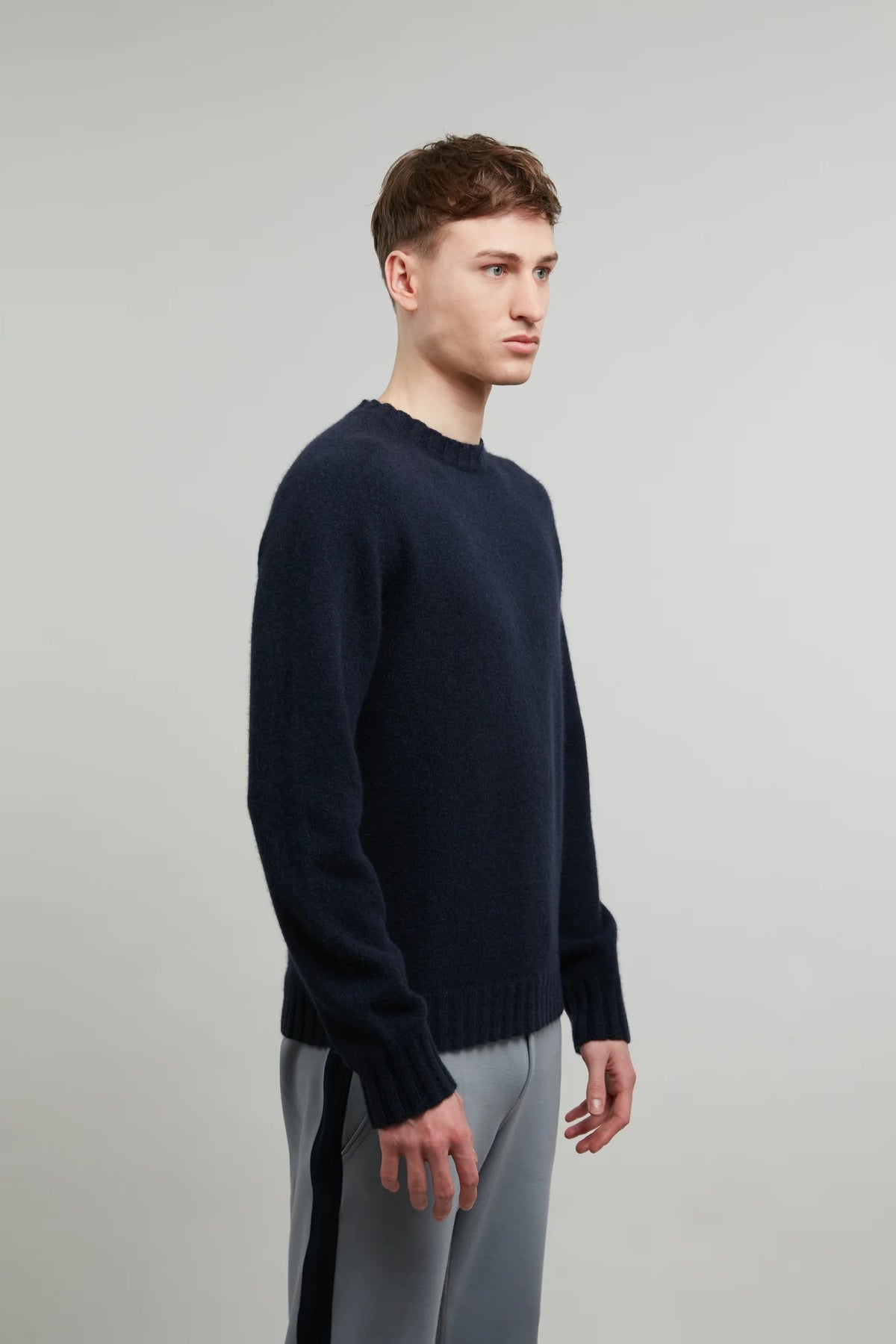 Evan Cashmere Crewneck Sweater