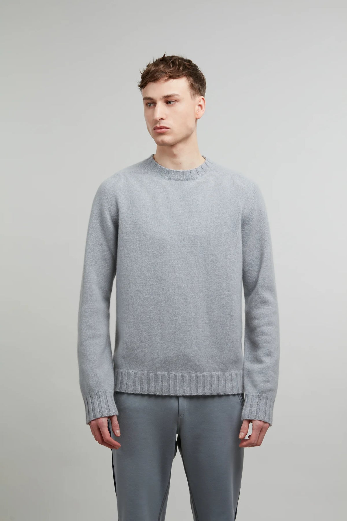 Evan Cashmere Crewneck Sweater