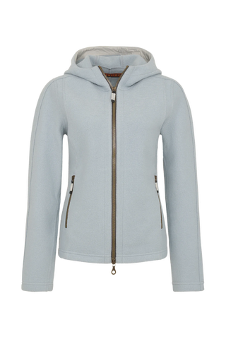 Hooded Merino Wool Jacket - Rania