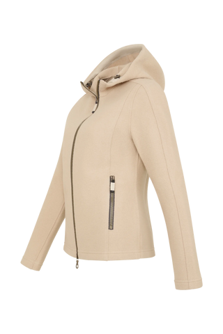 Hooded Merino Wool Jacket - Rania