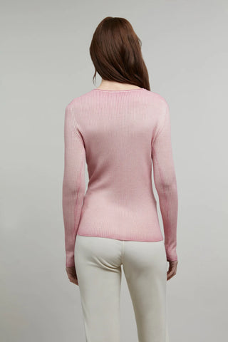 Avril Rubino Knit Crewneck Shirt