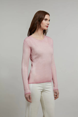 Avril Rubino Knit Crewneck Shirt