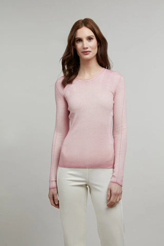 Avril Rubino Knit Crewneck Shirt