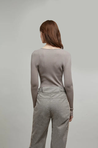 Rubino Knit Crewneck Shirt - Avril