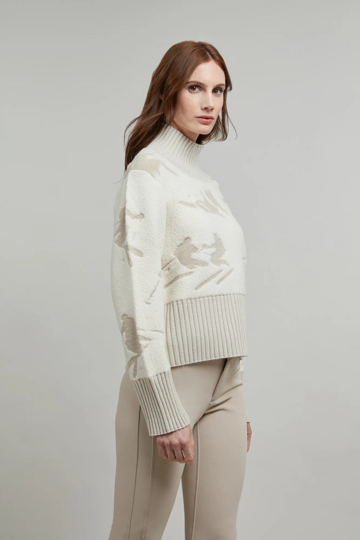 Tanja Merino Jacquard Knit Jacket