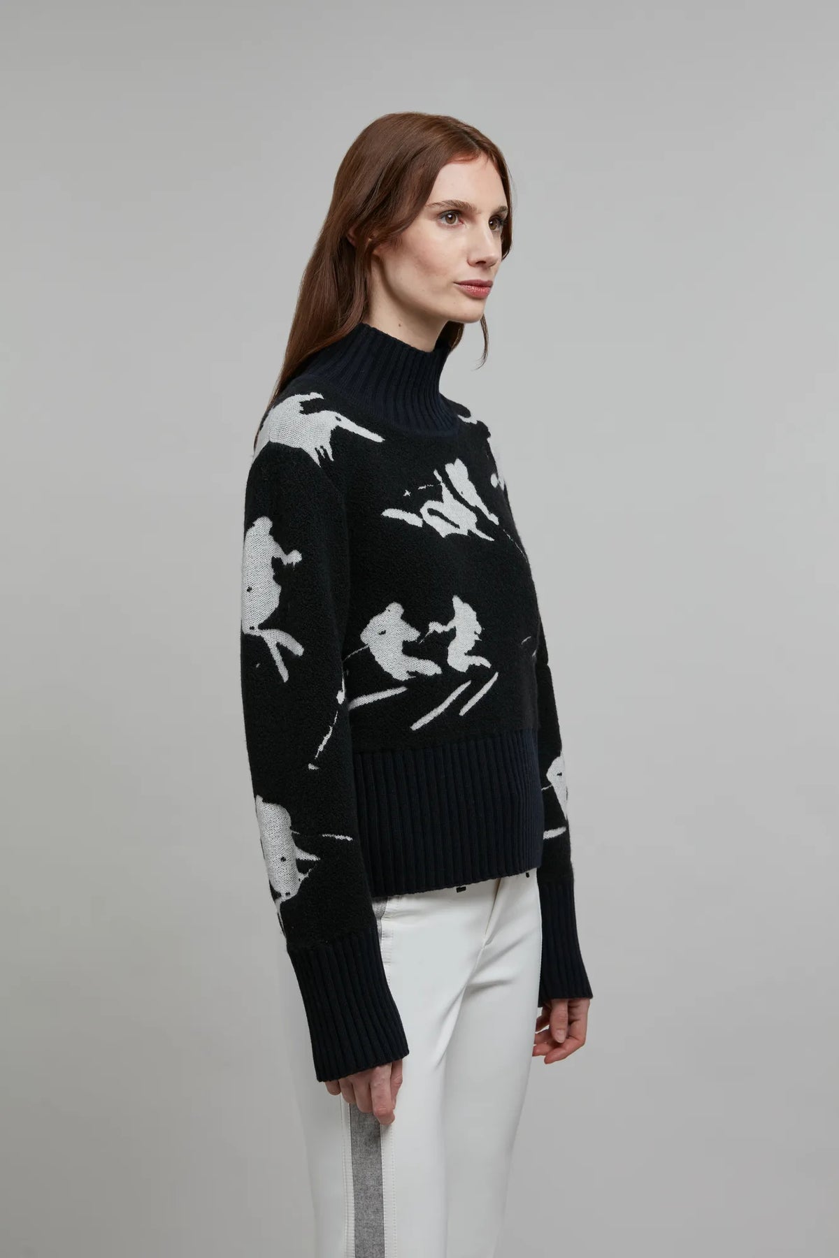 Tanja Merino Jacquard Knit Jacket