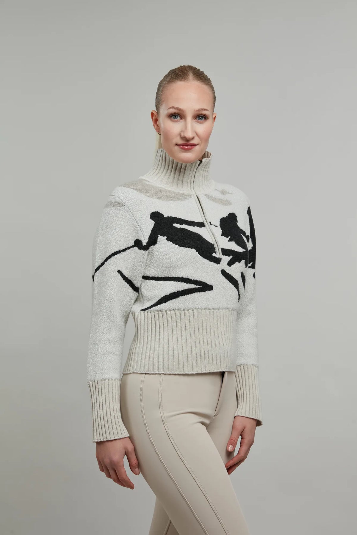 Ingrid Merino Jacquard Knit Jacket
