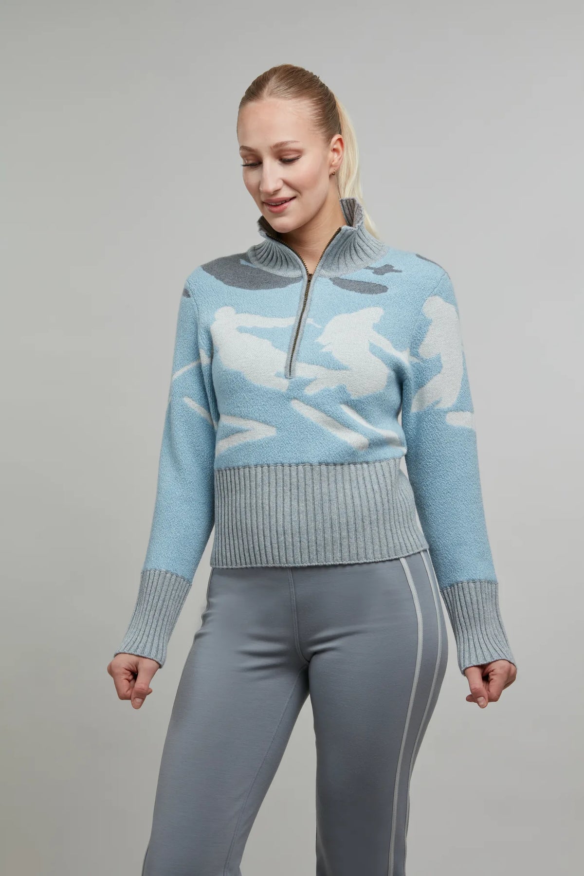 Ingrid Merino Jacquard Knit Jacket