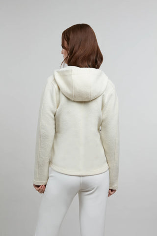 Hooded Merino Wool Jacket - Rania