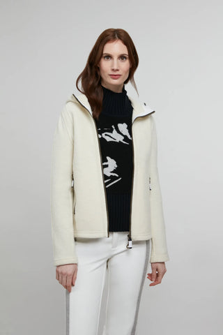 Hooded Merino Wool Jacket - Rania