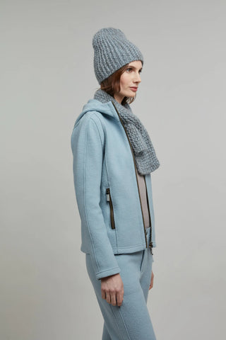 Hooded Merino Wool Jacket - Rania