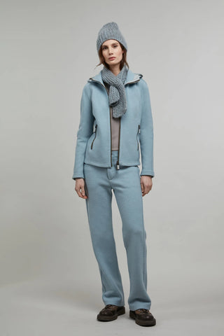 Hooded Merino Wool Jacket - Rania