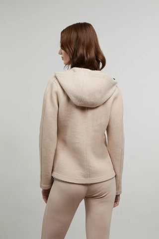 Hooded Merino Wool Jacket - Rania
