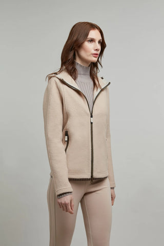 Hooded Merino Wool Jacket - Rania