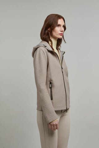 Hooded Merino Wool Jacket - Rania