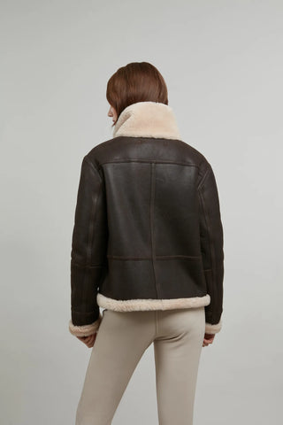 Miray Shearling Biker Jacket