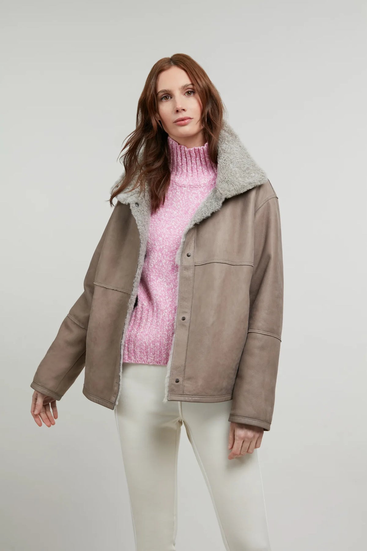 Chaqueta de piel de borrego Dolli