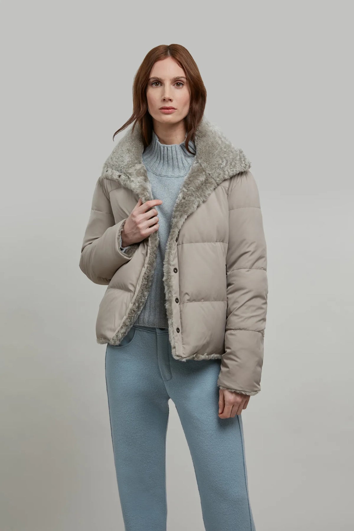Alea Shearling Down Jacket