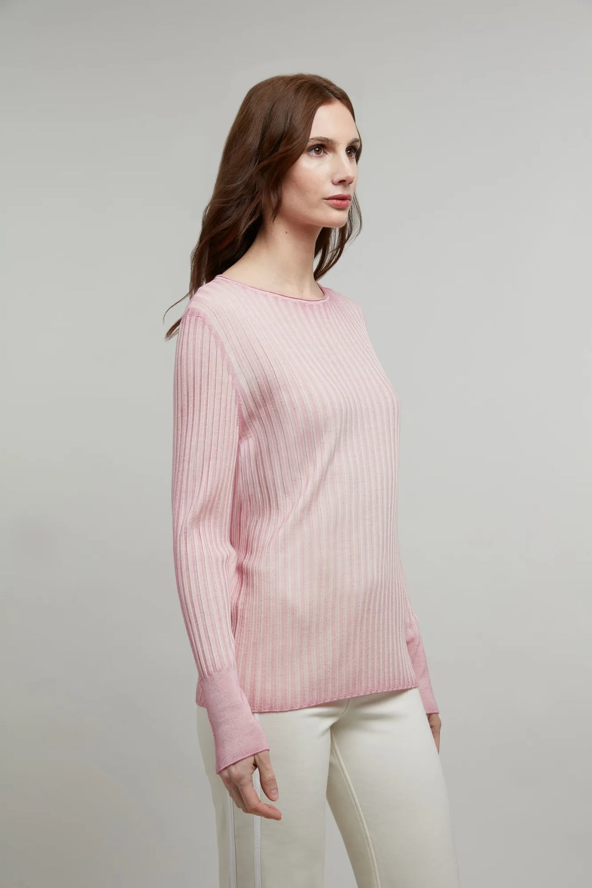 Camelia Rubino Knit Crewneck Sweater