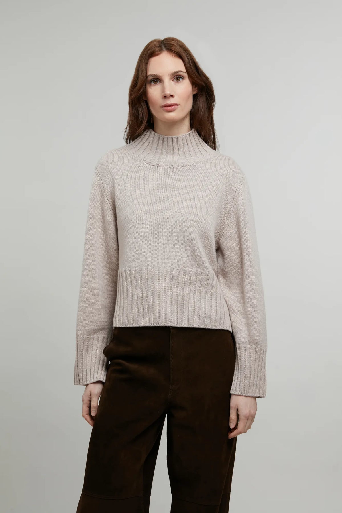 Alva Cashmere Turtleneck Sweater