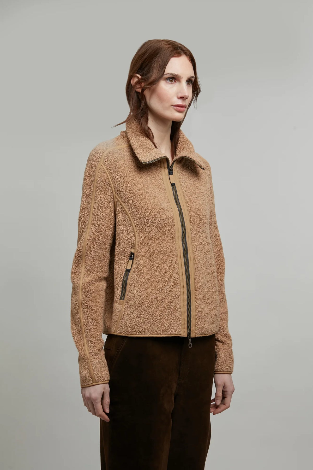 Juliana Cashmere Teddy Jacket
