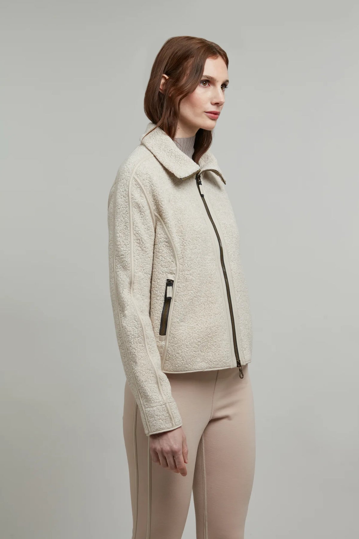 Juliana Cashmere Teddy Jacket