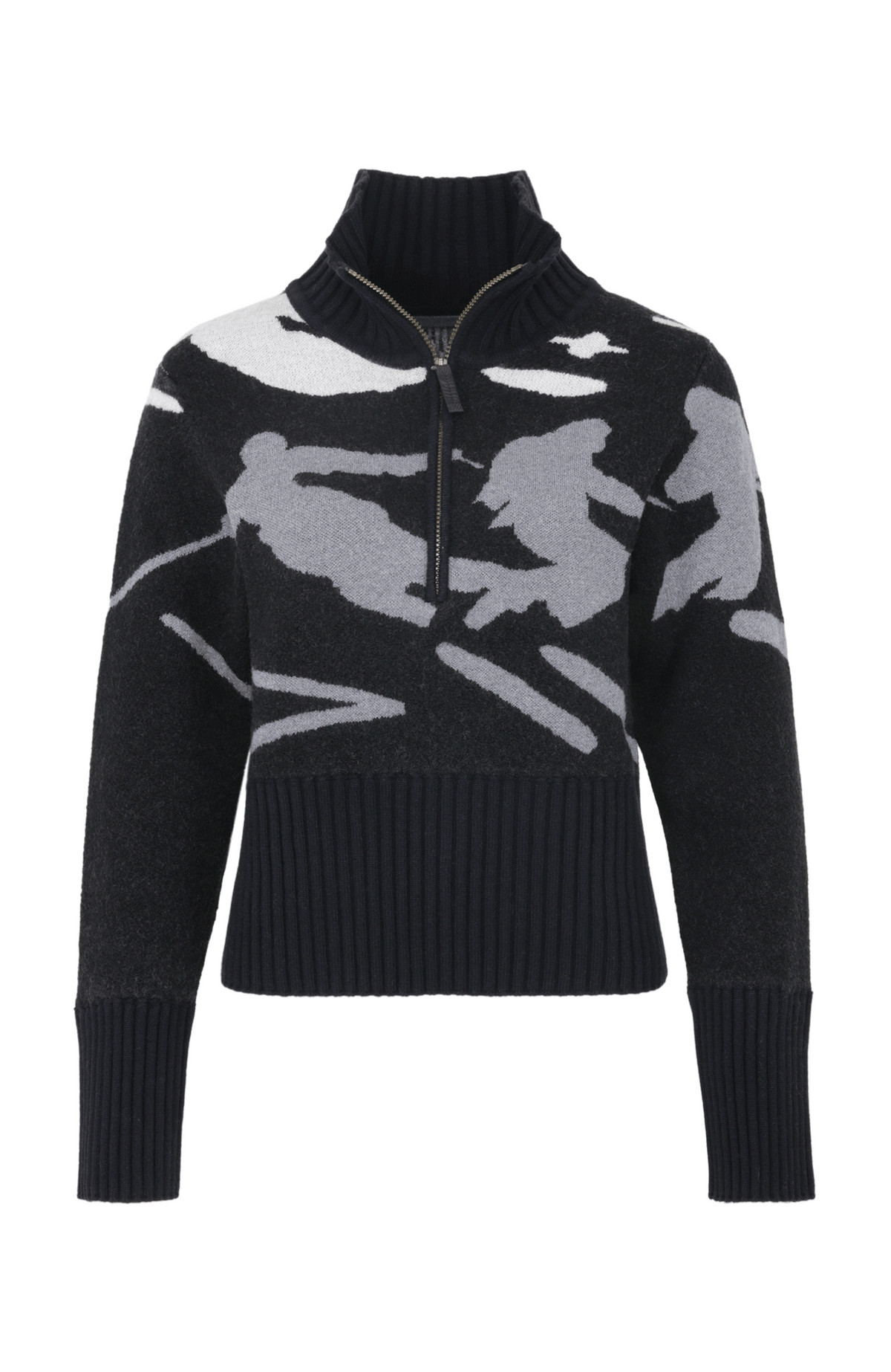 Ingrid Merino Jacquard Knit Jacket