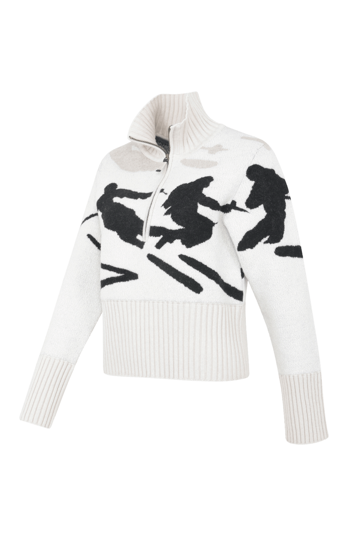 Ingrid Merino Jacquard Knit Jacket