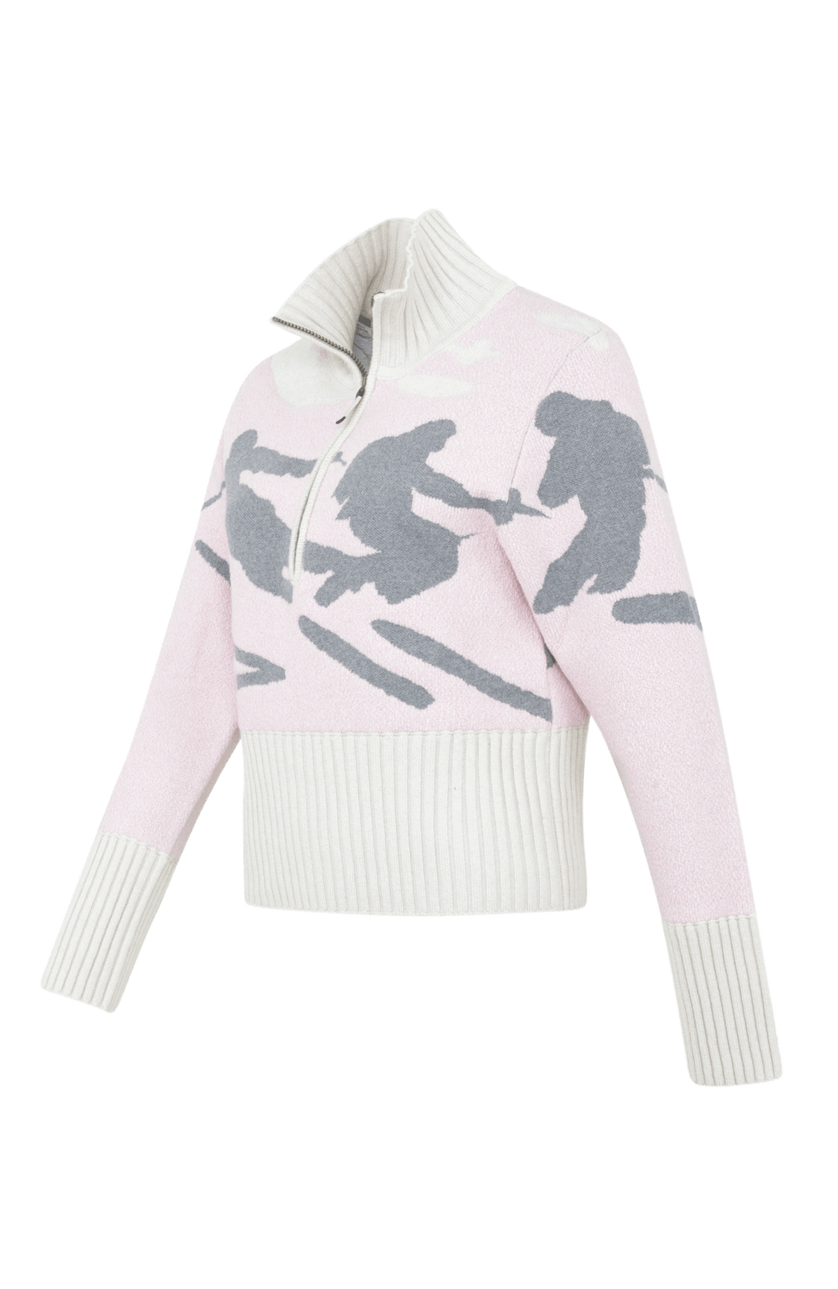 Ingrid Merino Jacquard Knit Jacket