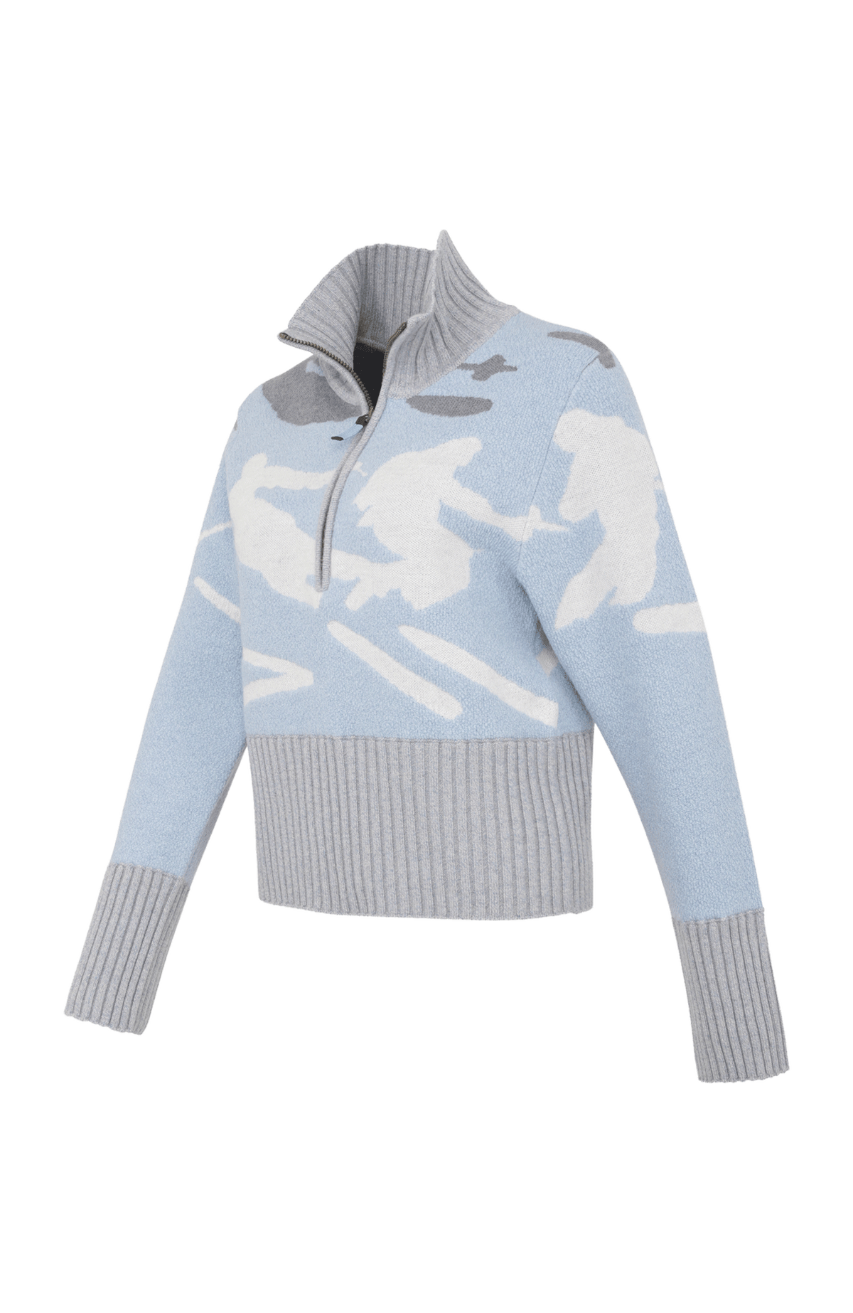 Ingrid Merino Jacquard Knit Jacket