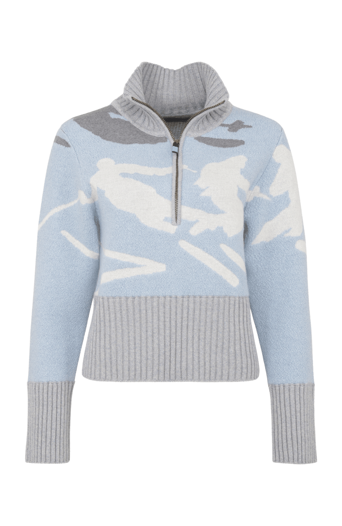 Ingrid Merino Jacquard Knit Jacket