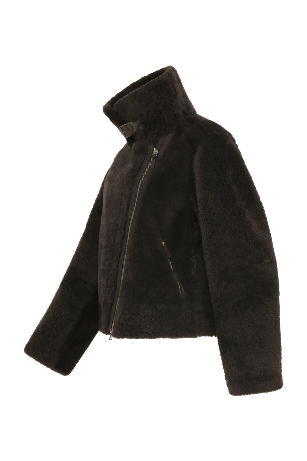 Jolina Shearling Biker Jacket
