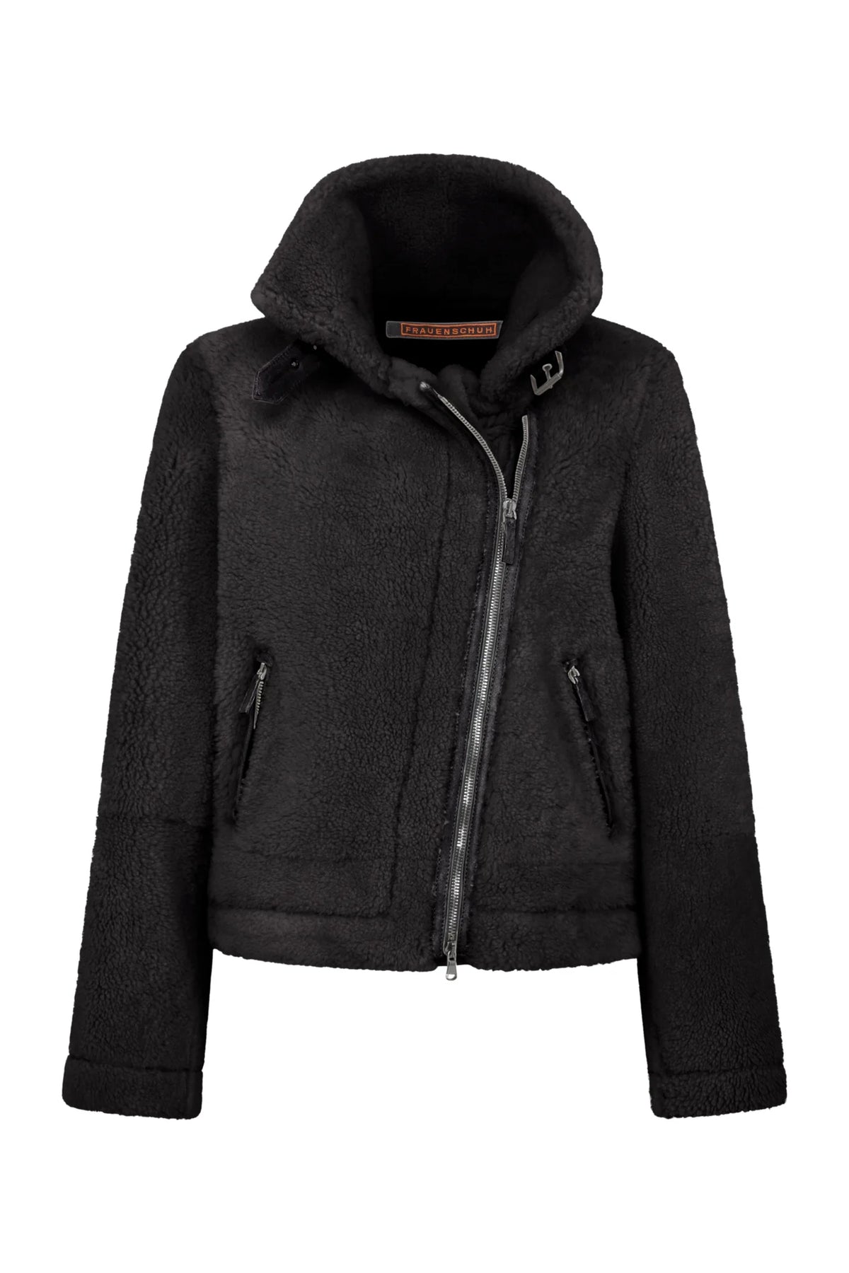 Jolina Shearling Biker Jacket