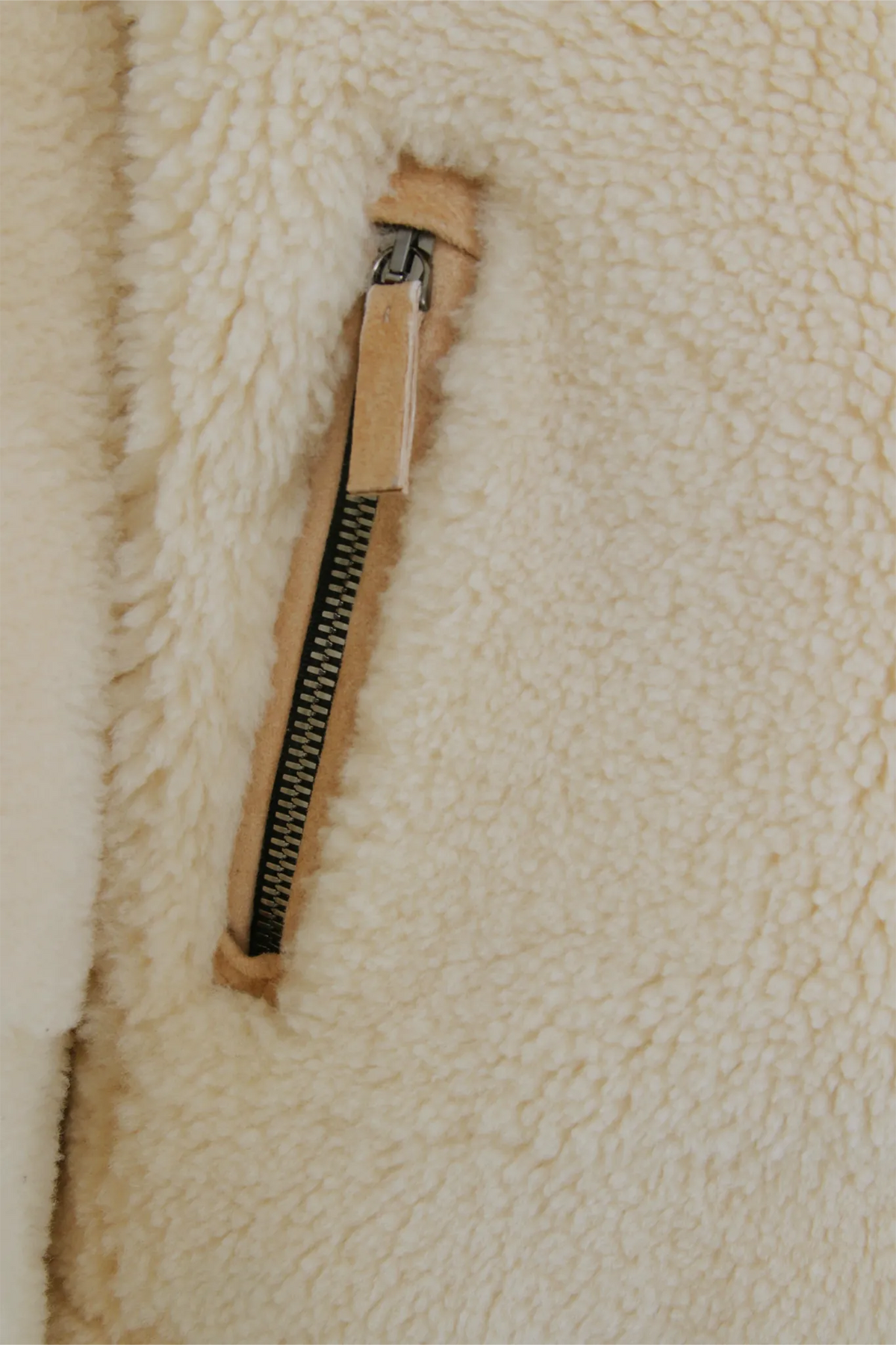 Jolina Shearling Biker Jacket