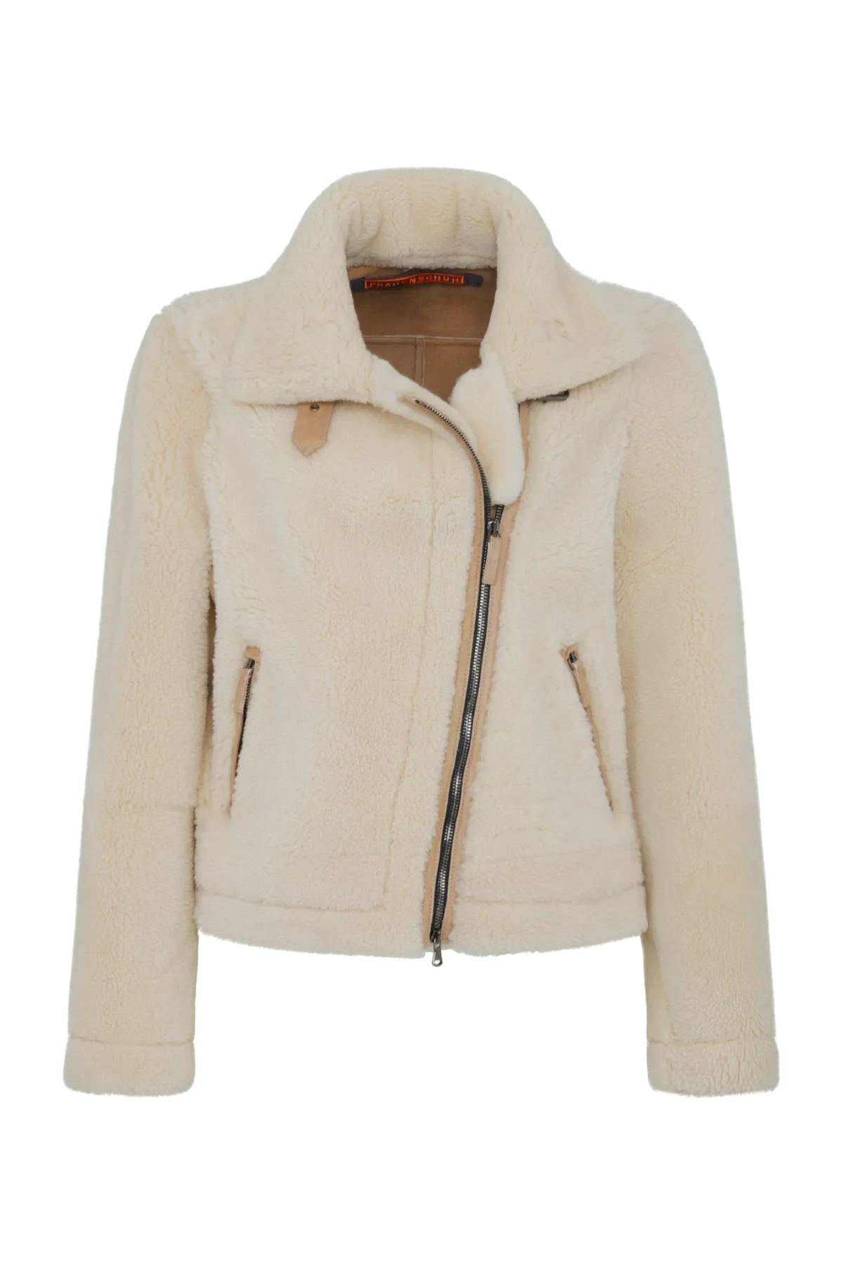 Jolina Shearling Biker Jacket