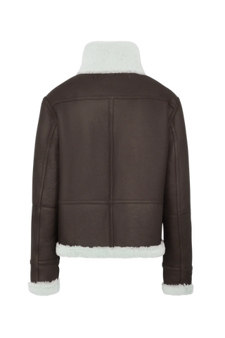 Miray Shearling Biker Jacket