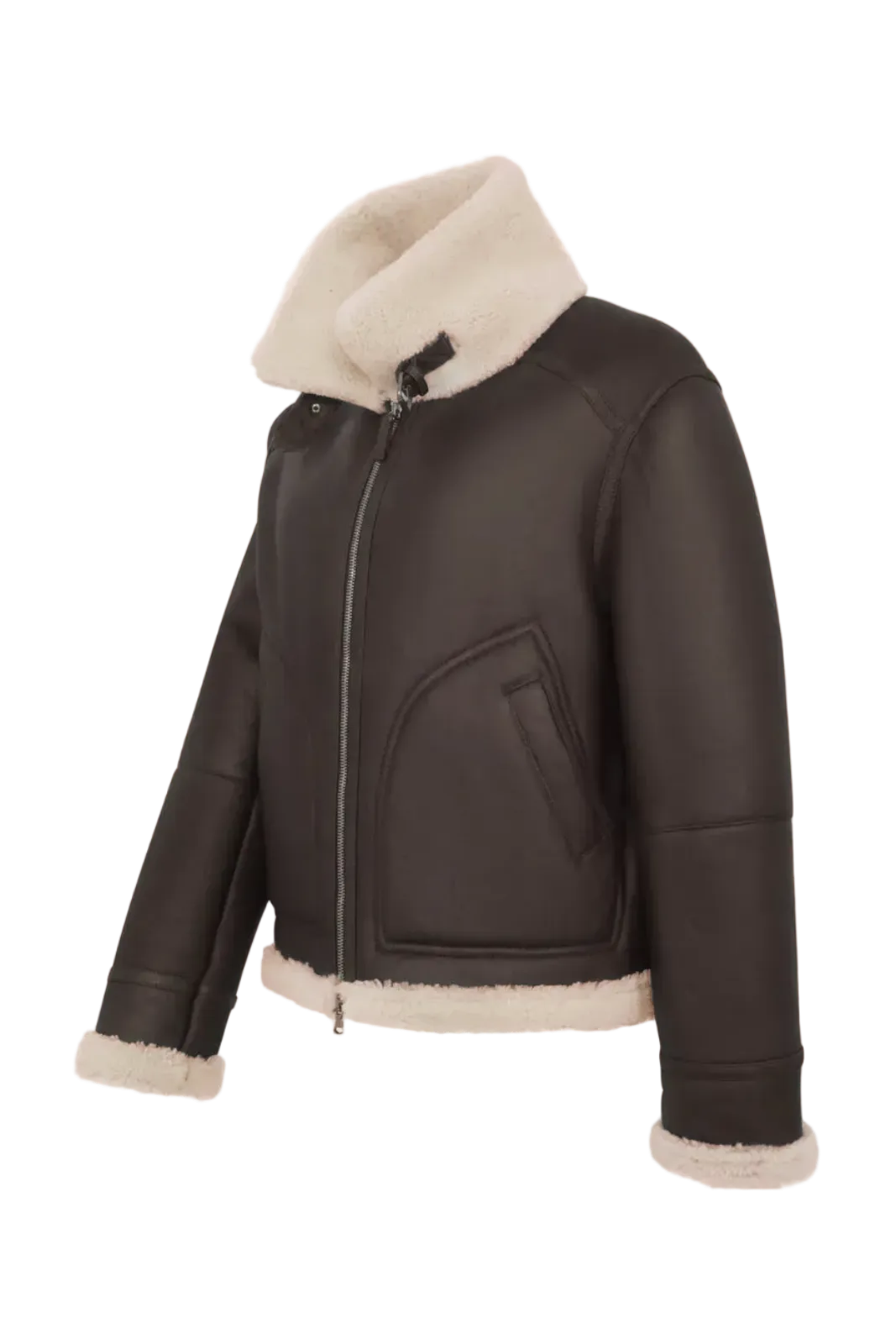 Miray Shearling Biker Jacket