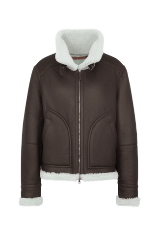 Miray Shearling Biker Jacket