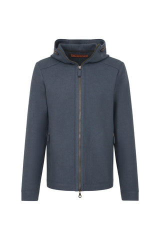 Phil Boiled Wool Hooded Jacket