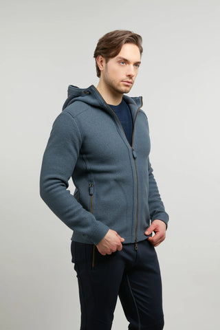 Phil Boiled Wool Hooded Jacket