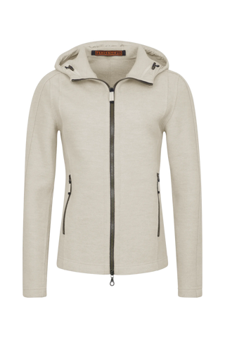 Hooded Merino Wool Jacket - Rania
