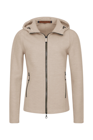 Hooded Merino Wool Jacket - Rania